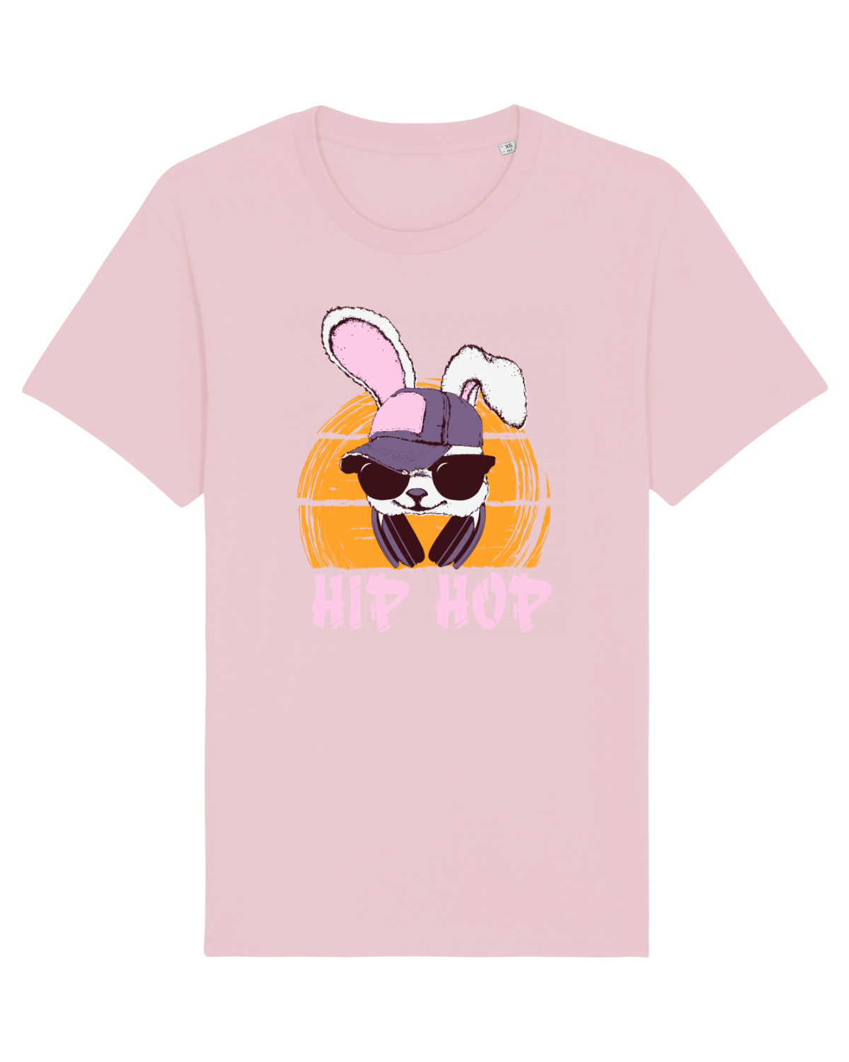 Tricou mânecă scurtă Unisex Rocker Cotton Pink