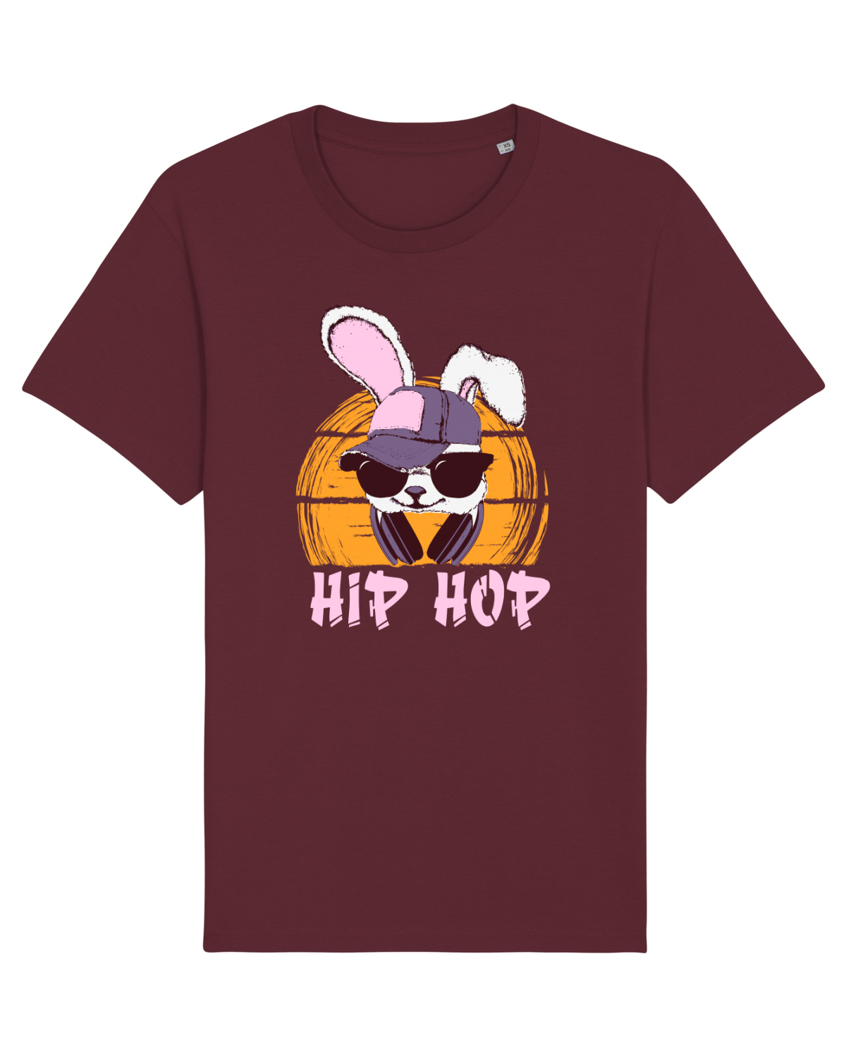 Tricou mânecă scurtă Unisex Rocker Burgundy