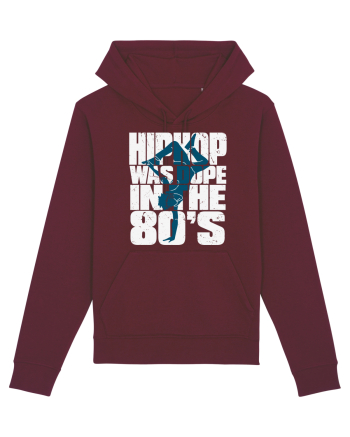 Hiphop Was Dope In The 80'S Burgundy