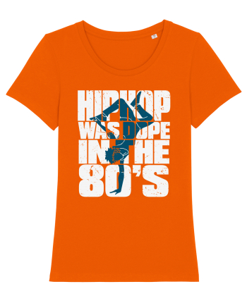 Hiphop Was Dope In The 80'S Bright Orange