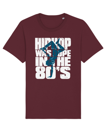 Hiphop Was Dope In The 80'S Burgundy