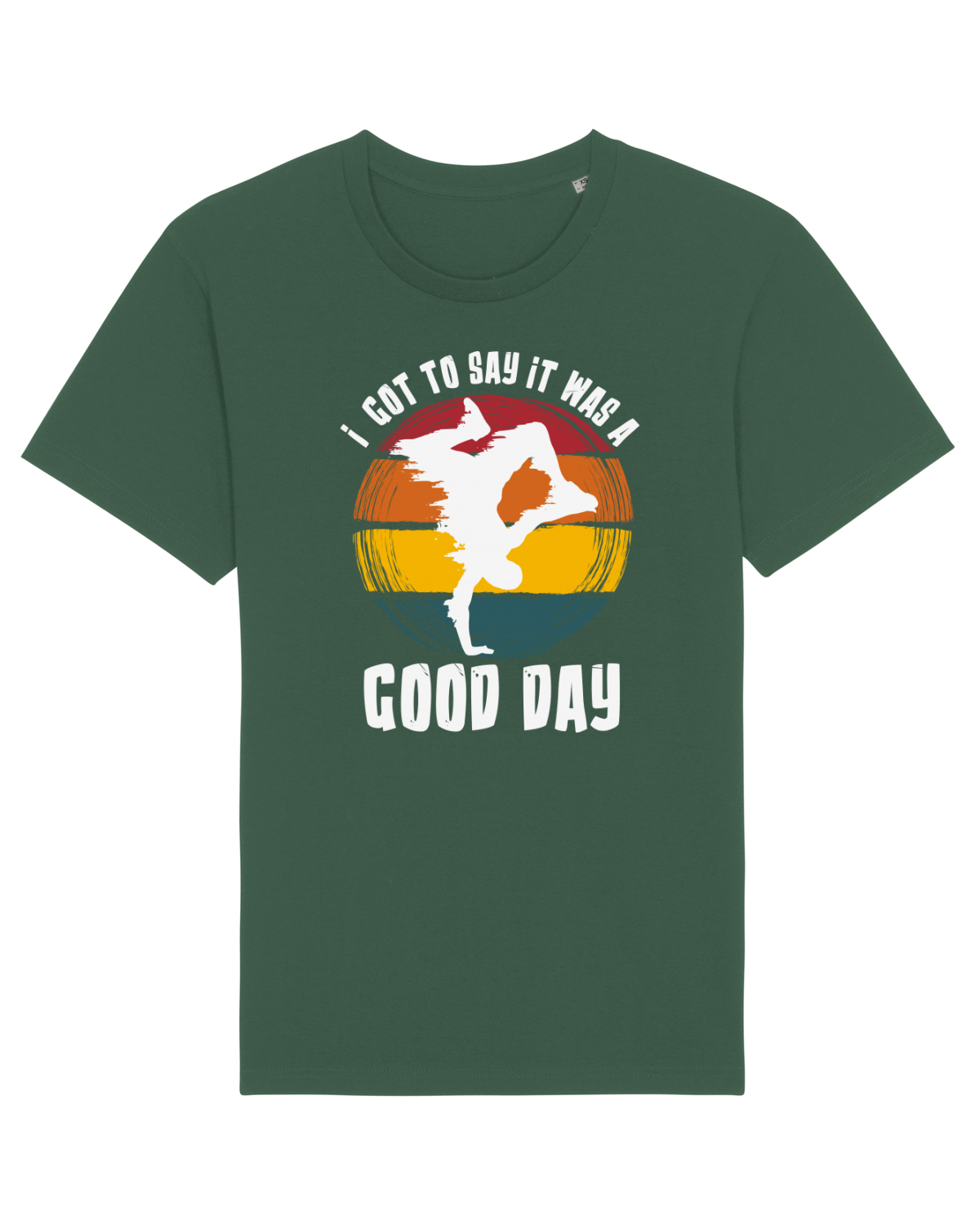 Tricou mânecă scurtă Unisex Rocker Bottle Green