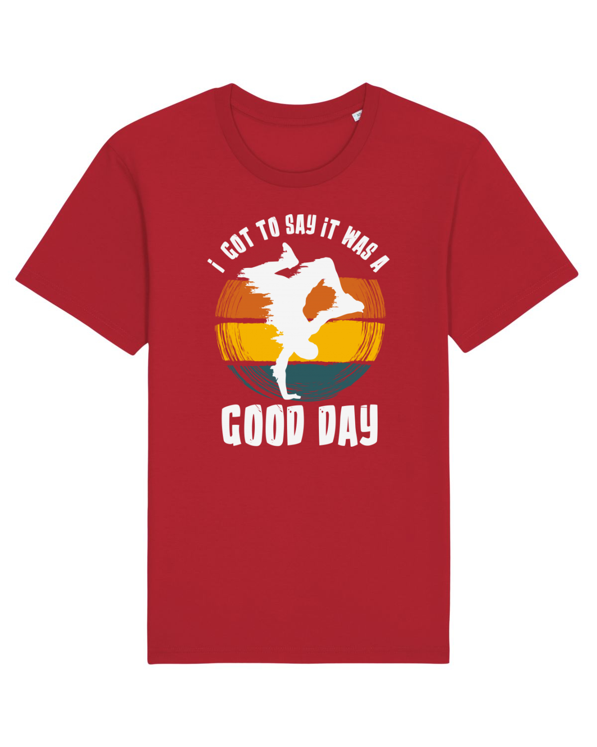 Tricou mânecă scurtă Unisex Rocker Red