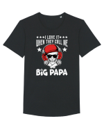 I Love It When They Call Me Big Papa Tricou mânecă scurtă guler larg Bărbat Skater