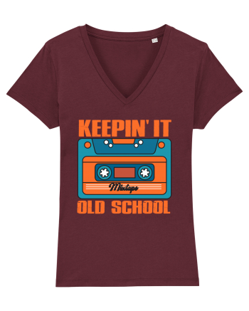 Keepin' It 80'S 90'S Old School Mixtape Burgundy