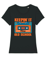 Keepin' It 80'S 90'S Old School Mixtape Tricou mânecă scurtă guler larg fitted Damă Expresser