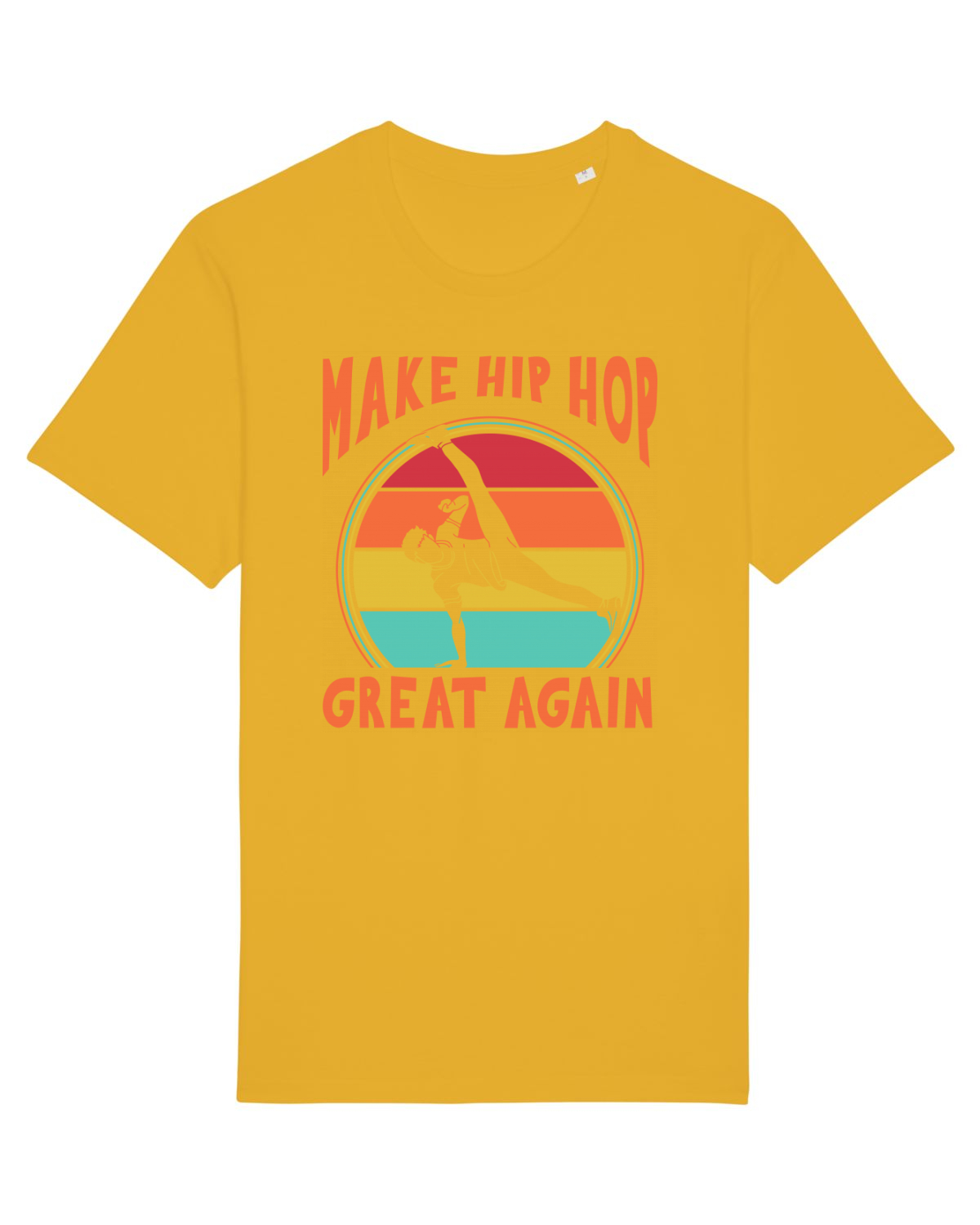 Tricou mânecă scurtă Unisex Rocker Spectra Yellow
