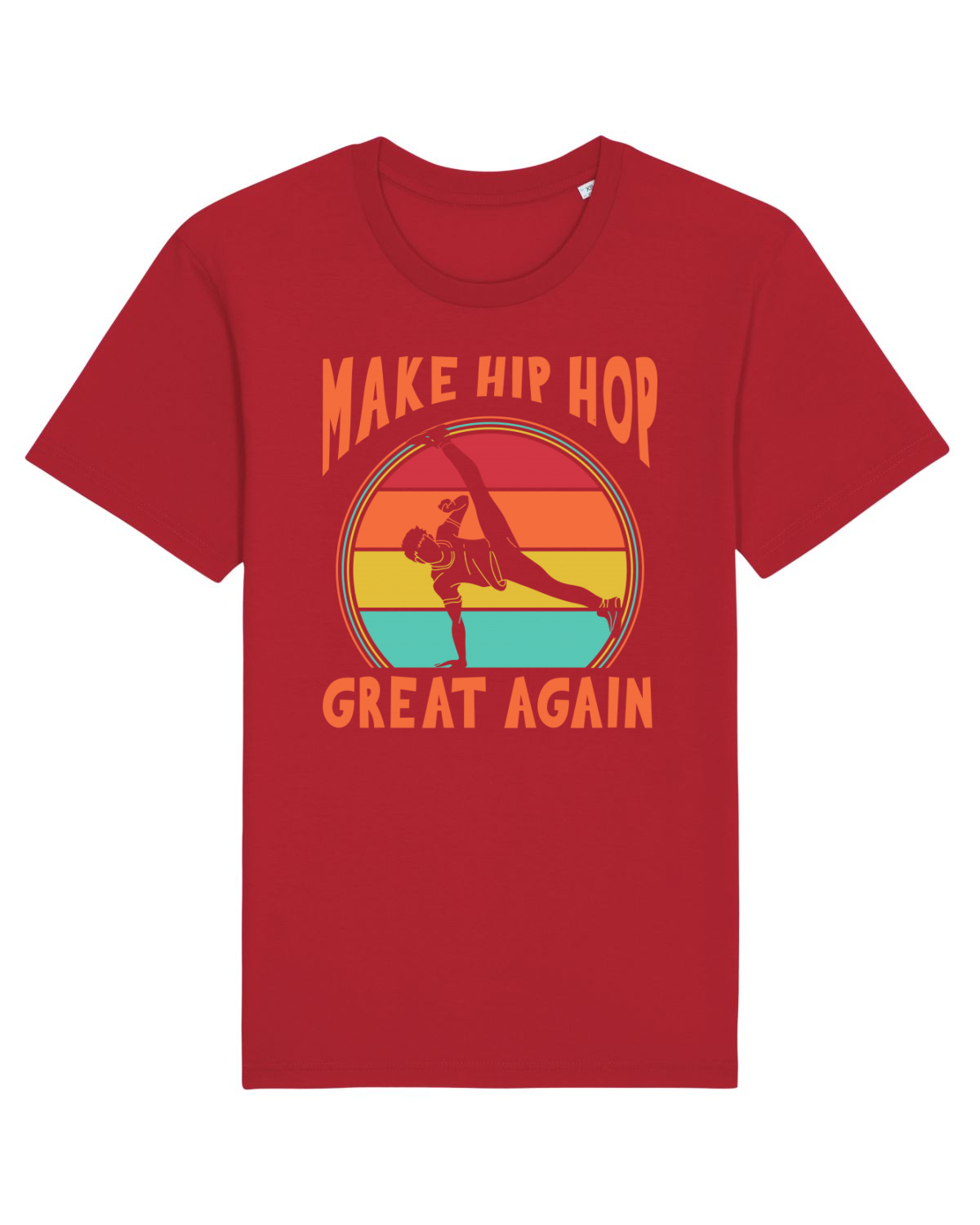 Tricou mânecă scurtă Unisex Rocker Red