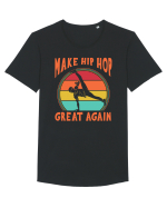 Make Hip Hop Great Again Tricou mânecă scurtă guler larg Bărbat Skater