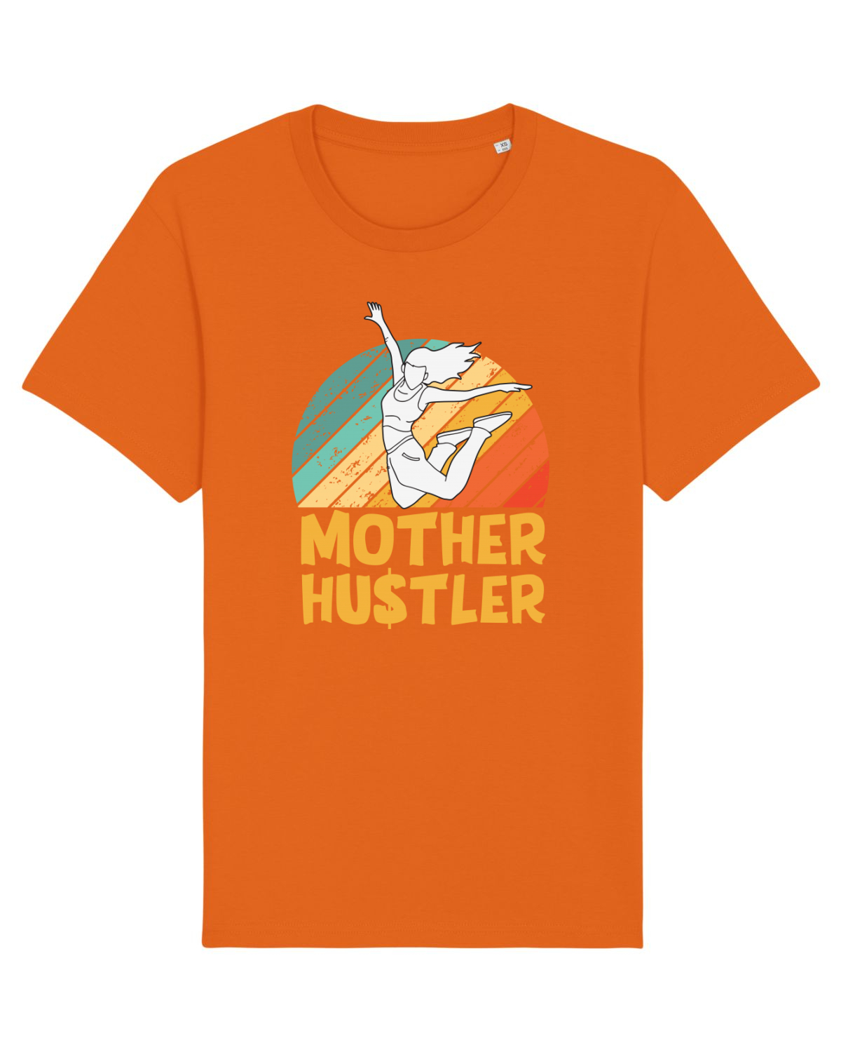 Tricou mânecă scurtă Unisex Rocker Bright Orange