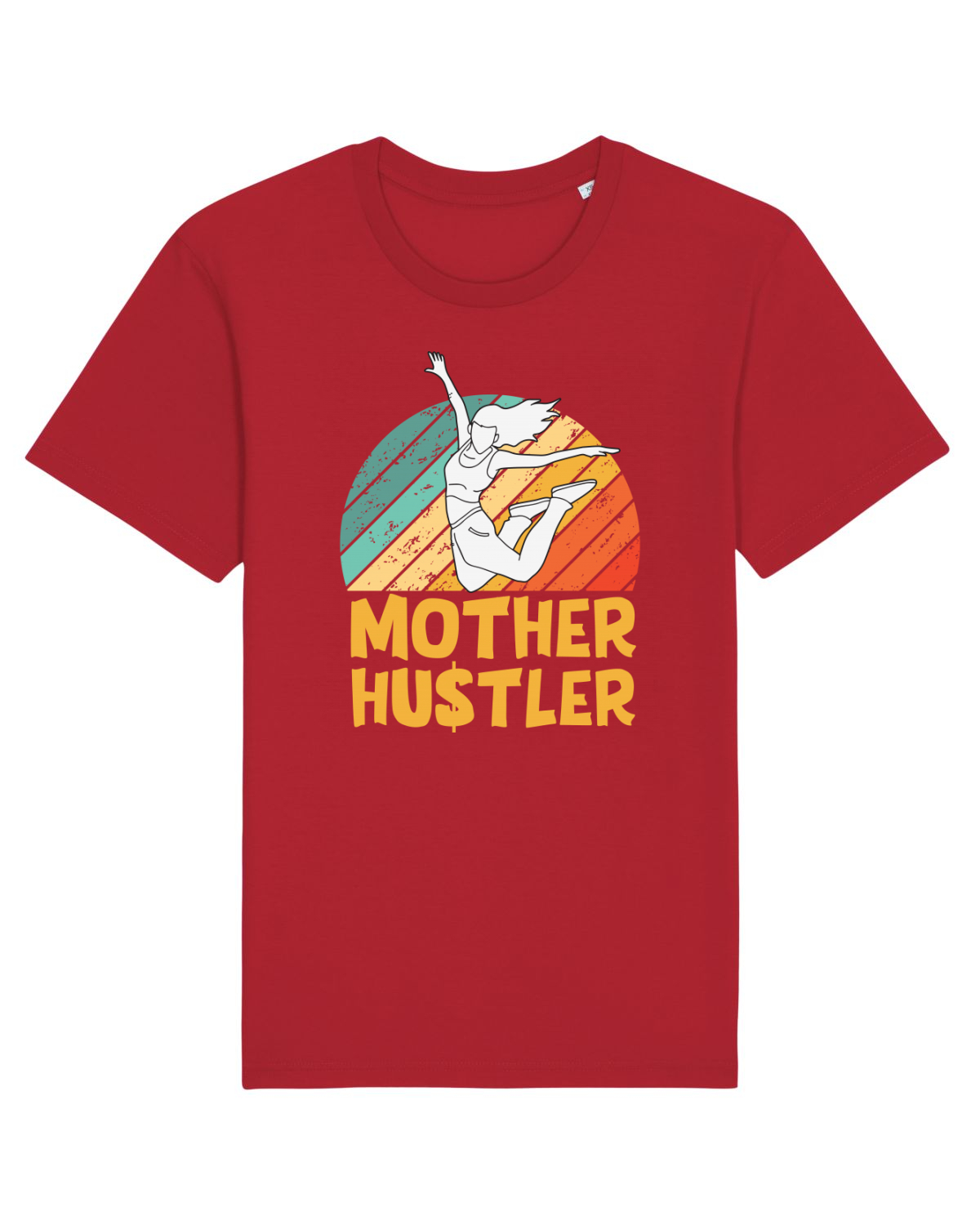 Tricou mânecă scurtă Unisex Rocker Red