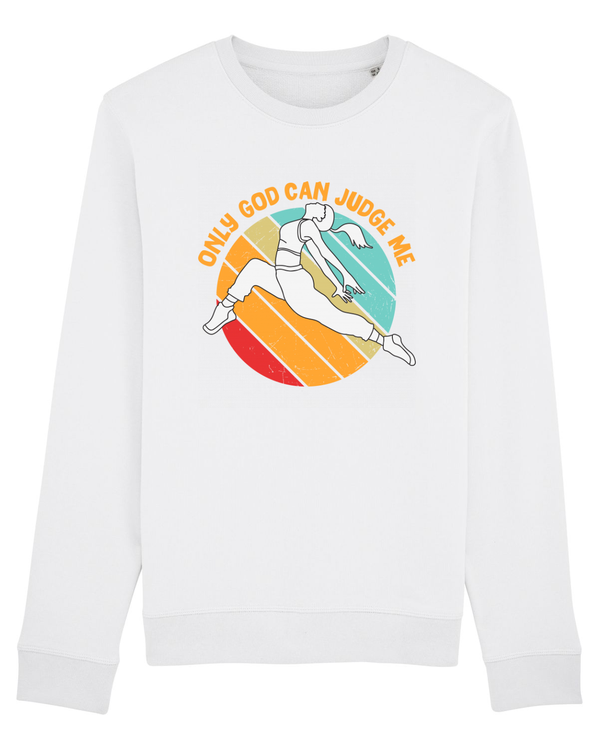 Bluză mânecă lungă Unisex Rise White