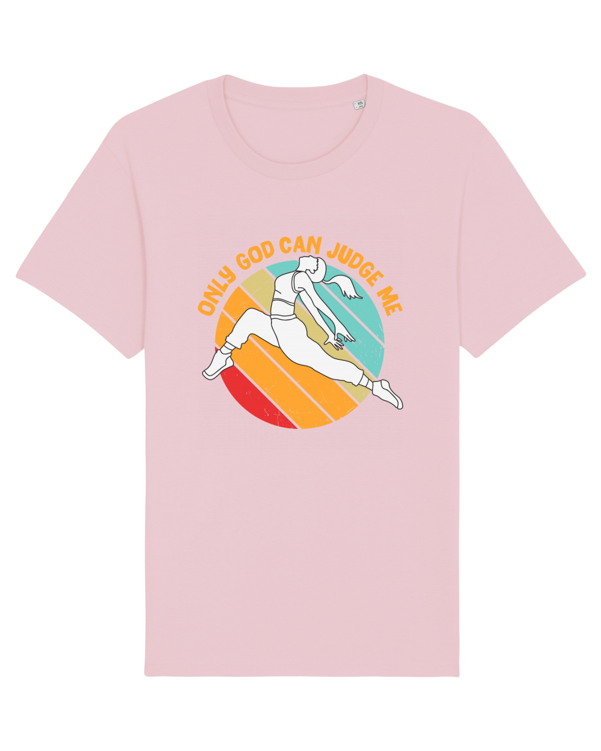 Tricou mânecă scurtă Unisex Rocker Cotton Pink