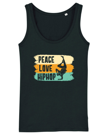 Peace Love Hip Hop Dancing Black