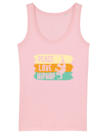 Peace Love Hip Hop Dancing Cotton Pink