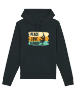 Peace Love Hip Hop Dancing Hanorac Unisex Drummer