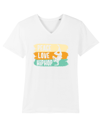 Peace Love Hip Hop Dancing White
