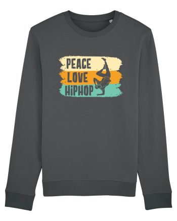 Peace Love Hip Hop Dancing Anthracite