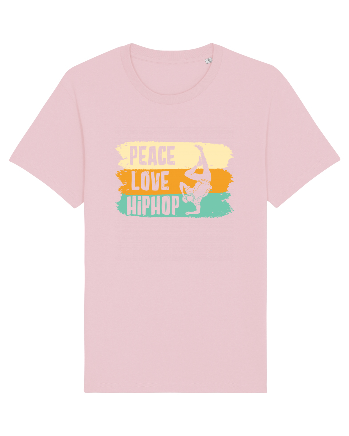 Tricou mânecă scurtă Unisex Rocker Cotton Pink