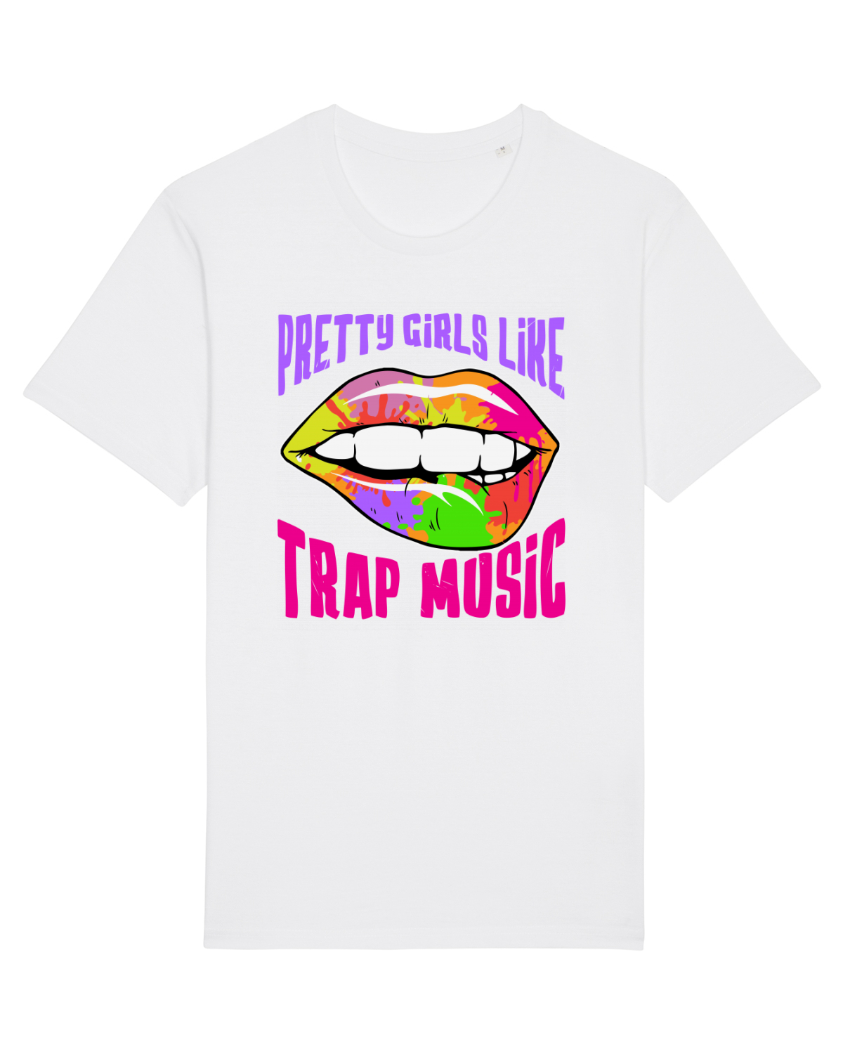 Tricou mânecă scurtă Unisex Rocker White