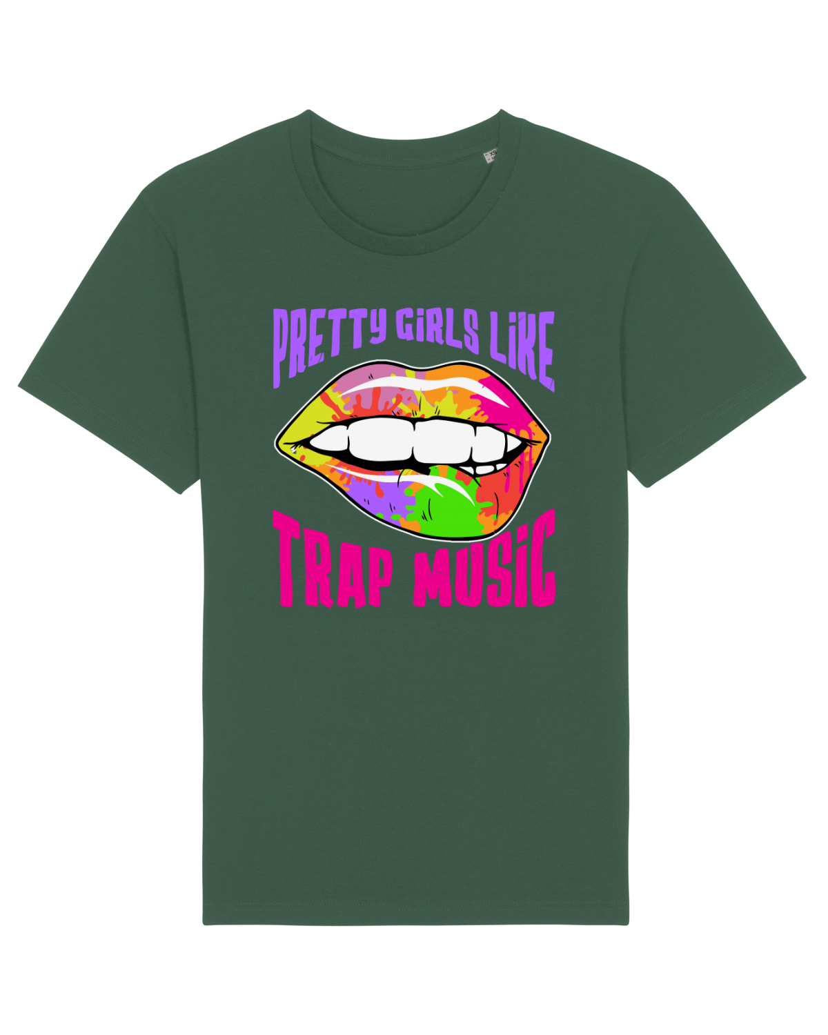 Tricou mânecă scurtă Unisex Rocker Bottle Green
