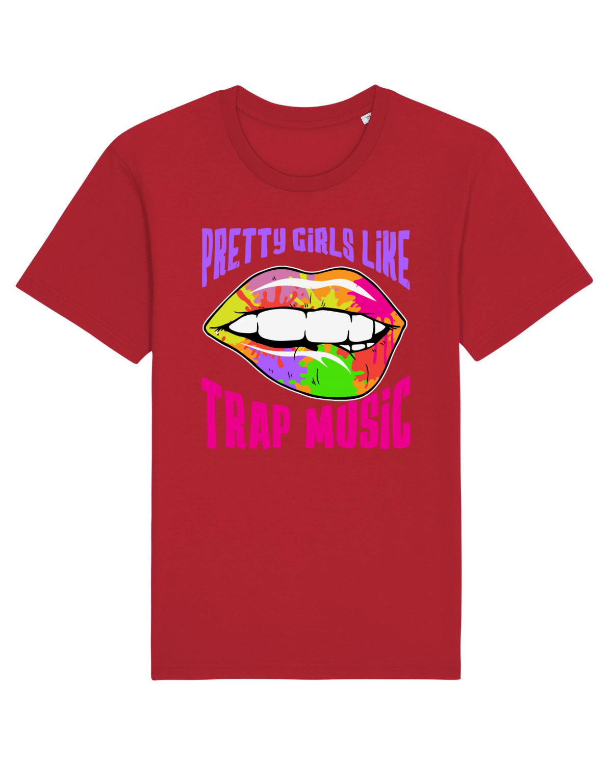 Tricou mânecă scurtă Unisex Rocker Red