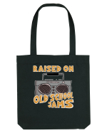 Raised On Old School Jams Hip Hop Sacoșă textilă