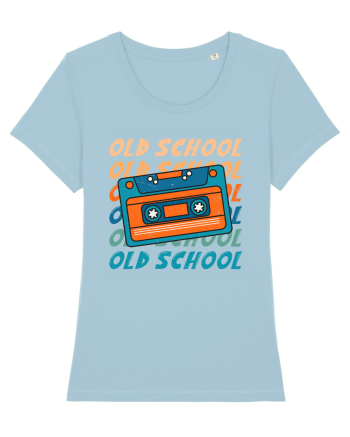 Retro Old School Cool Mixtape Sky Blue
