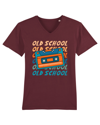 Retro Old School Cool Mixtape Burgundy