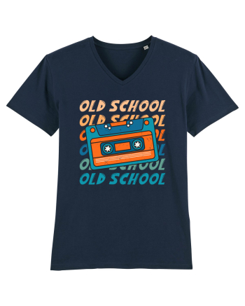 Retro Old School Cool Mixtape French Navy