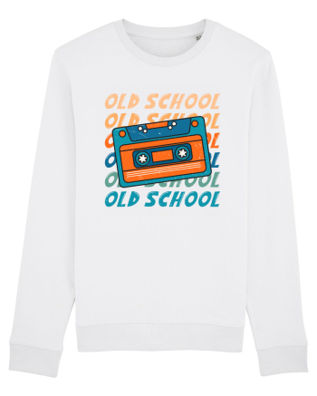 Retro Old School Cool Mixtape White
