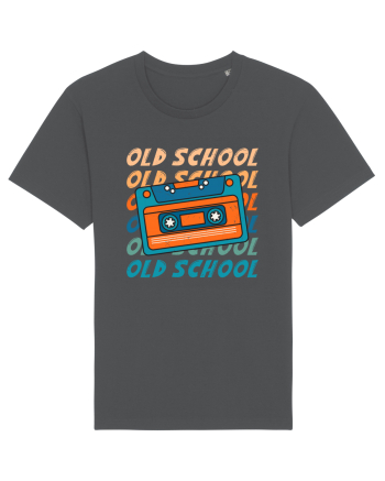 Retro Old School Cool Mixtape Anthracite