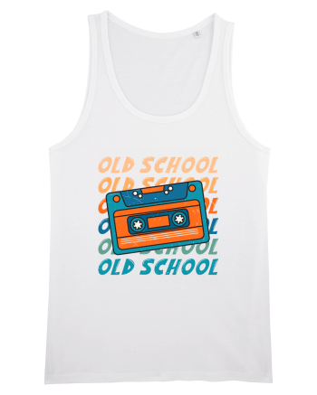 Retro Old School Cool Mixtape White