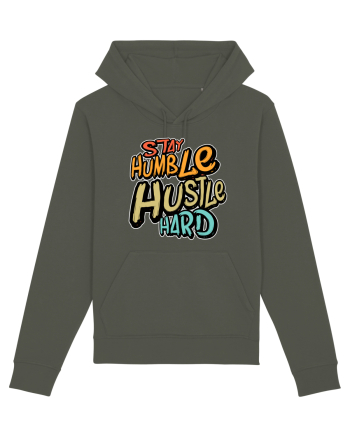 Stay Humble Hustle Hard Khaki
