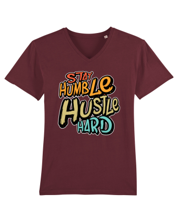 Stay Humble Hustle Hard Burgundy