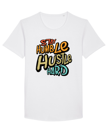 Stay Humble Hustle Hard White
