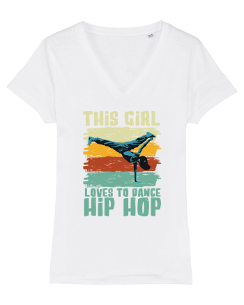 This Girl Loves To Dance Hip Hop White