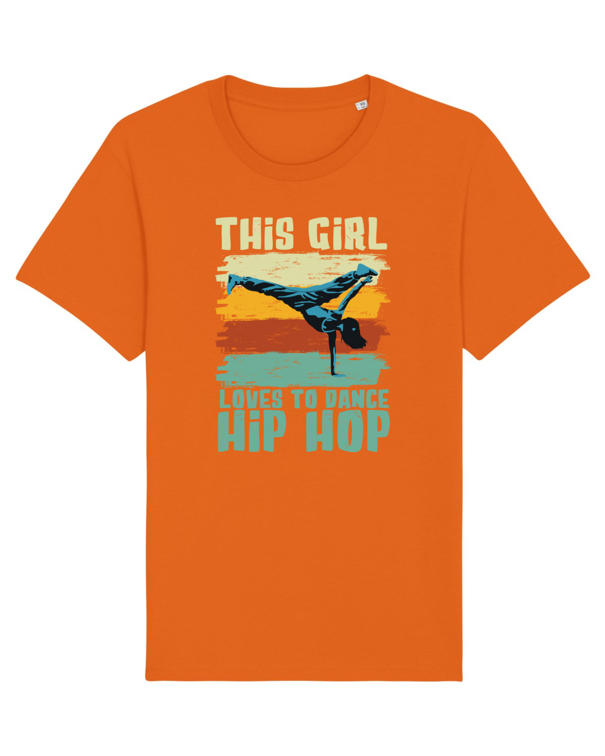 Tricou mânecă scurtă Unisex Rocker Bright Orange