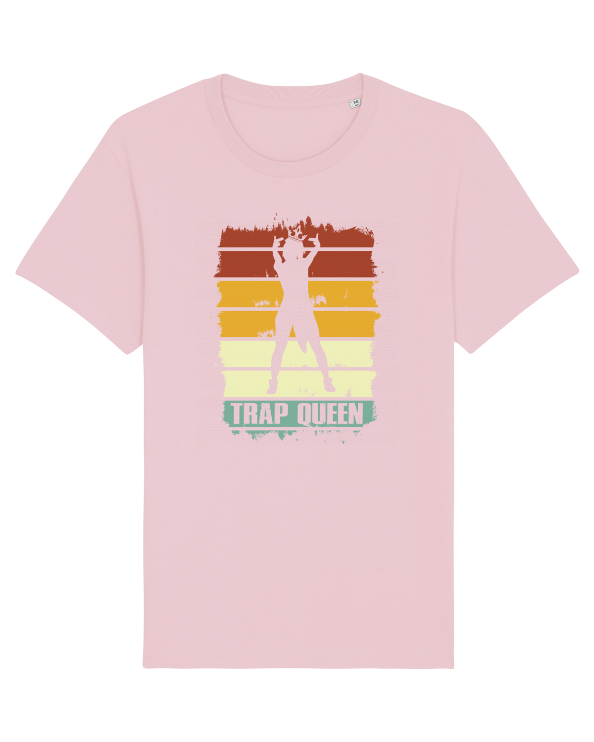 Tricou mânecă scurtă Unisex Rocker Cotton Pink