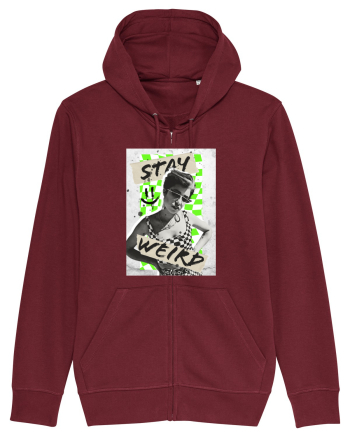 Stay weird Burgundy
