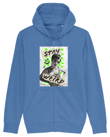 Stay weird Bright Blue
