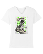 Stay weird Tricou mânecă scurtă guler V Bărbat Presenter