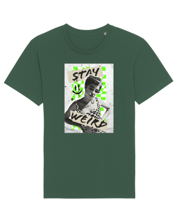 Stay weird Bottle Green