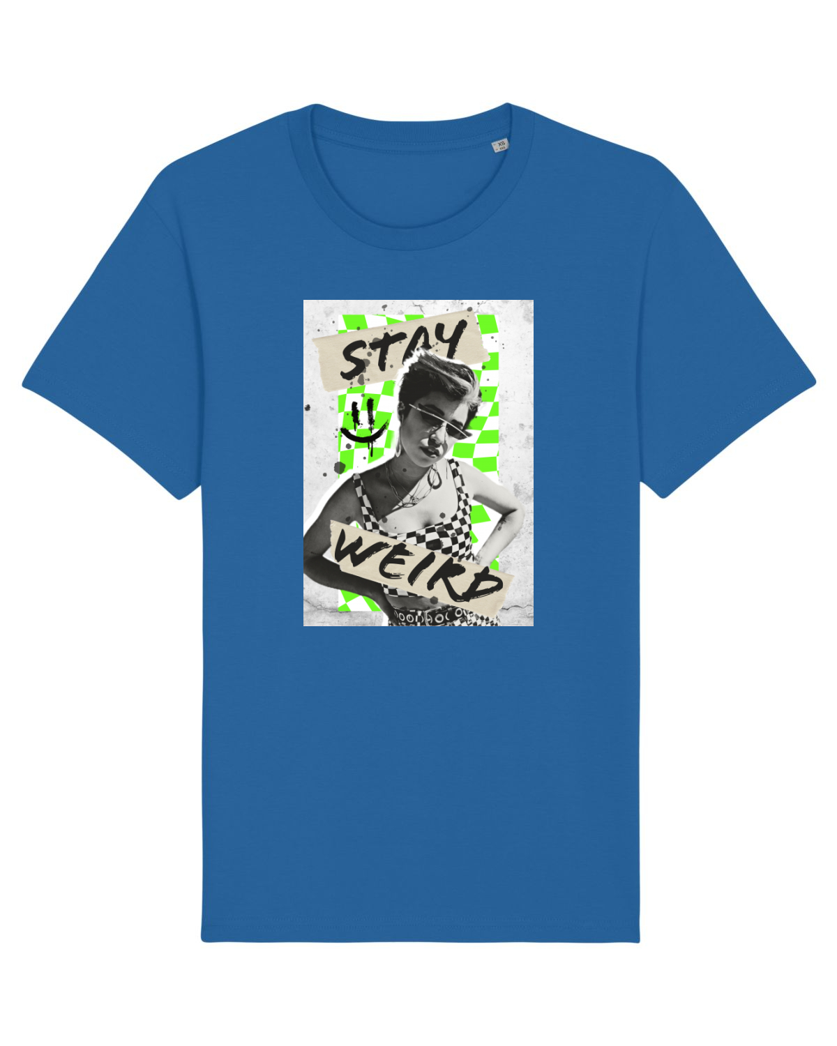 Tricou mânecă scurtă Unisex Rocker Royal Blue
