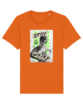 Stay weird Bright Orange