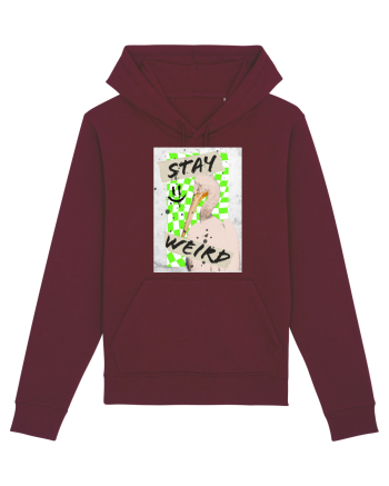 Stay weird pelican Burgundy