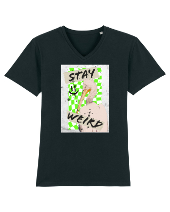Stay weird pelican Black