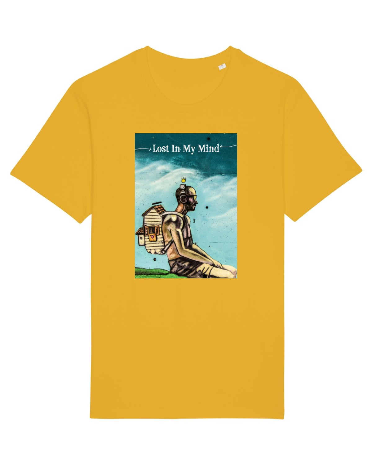 Tricou mânecă scurtă Unisex Rocker Spectra Yellow