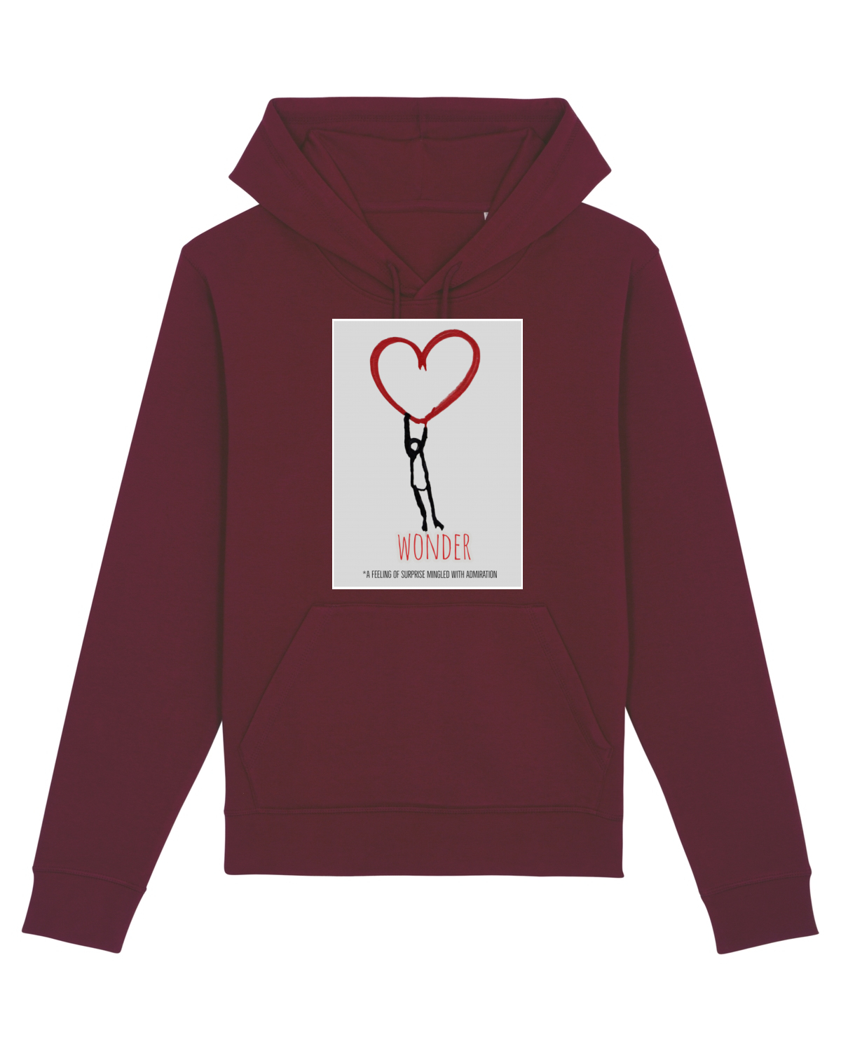 Hanorac Unisex Drummer Burgundy