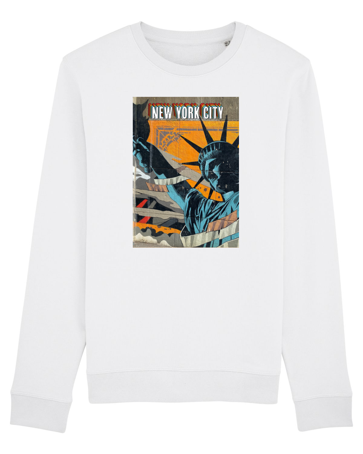 Bluză mânecă lungă Unisex Rise White